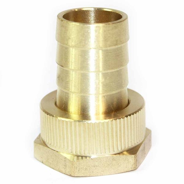 Interstate Pneumatics 3/4 Inch GHT Female x 3/4 Inch Barb Hose Fitting FGF312